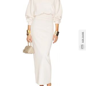 Chic Cream Long Sleeve Dress